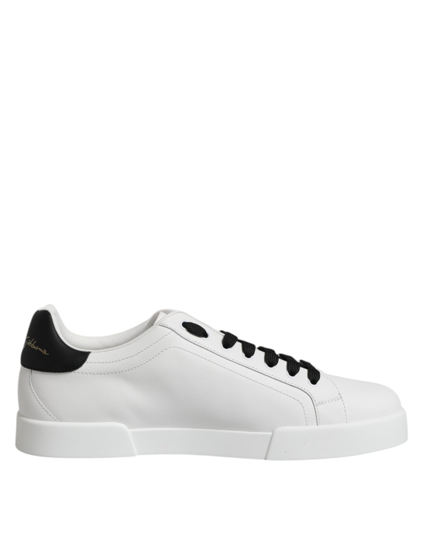 Dolce & Gabbana White DG Logo Portofino Low Top Sneakers
