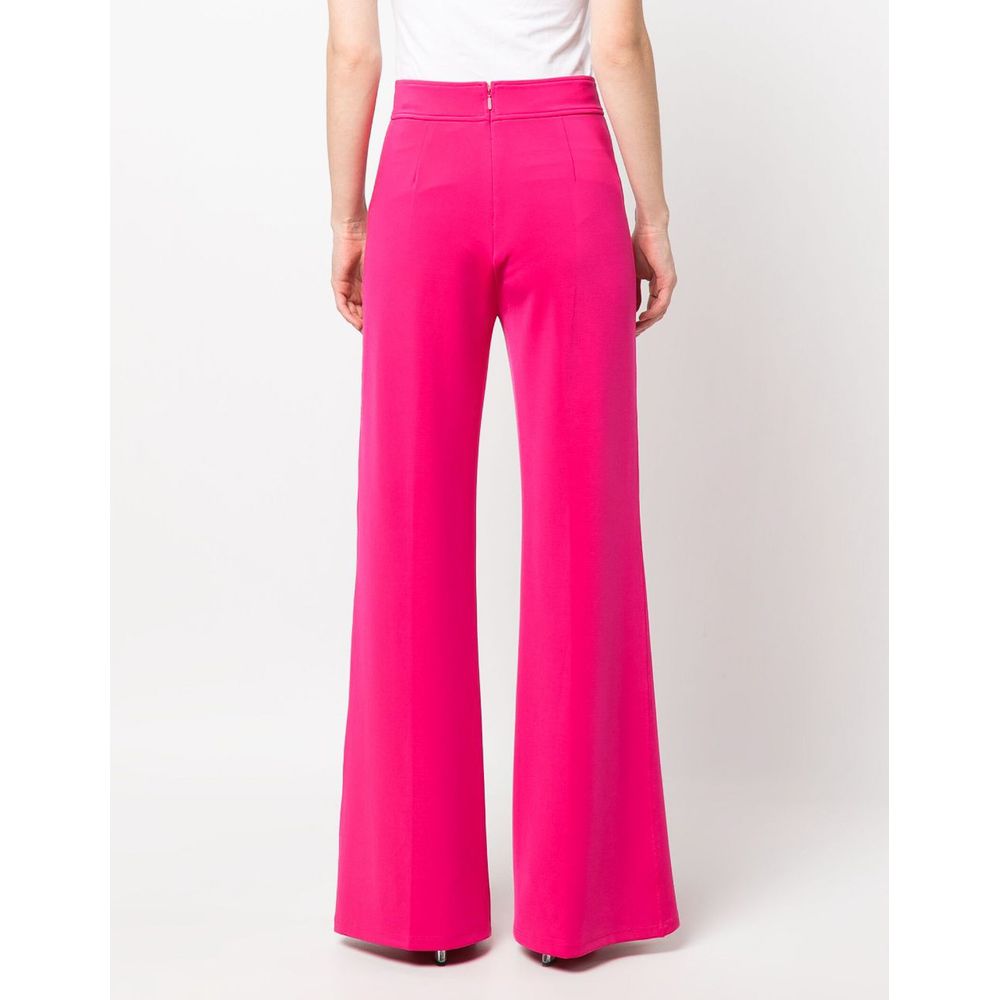 PINKO Fuchsia Flared Trousers - Standout Contemporary Style