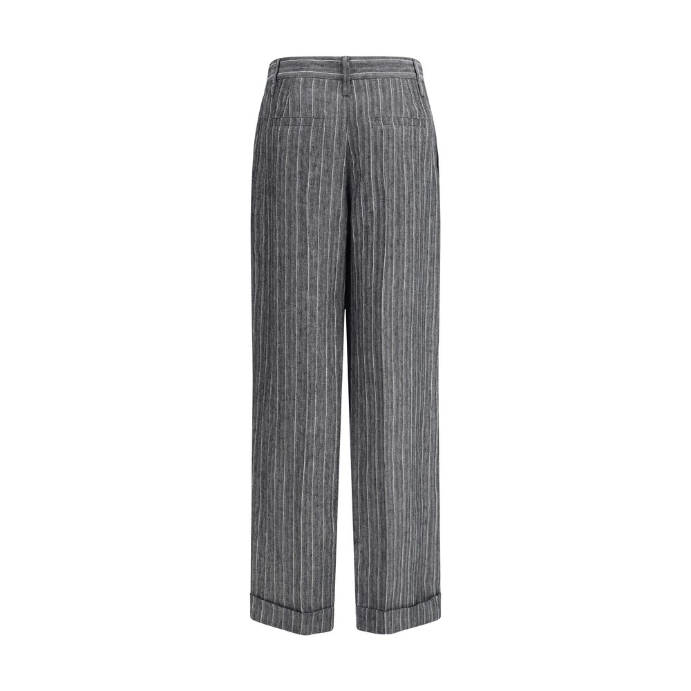 Brunello Cucinelli Linen Palazzo Pants