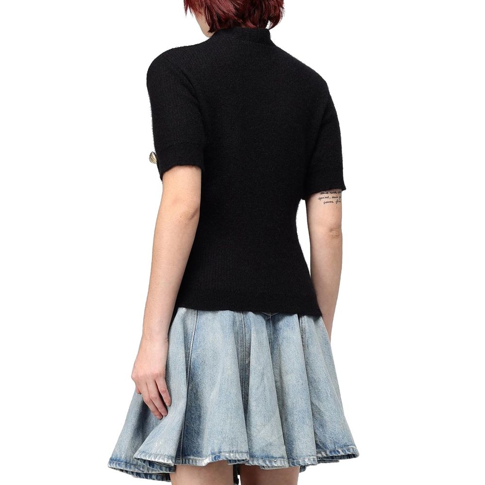 Balmain Wool Blend Top - Opulent Elegance Redefined
