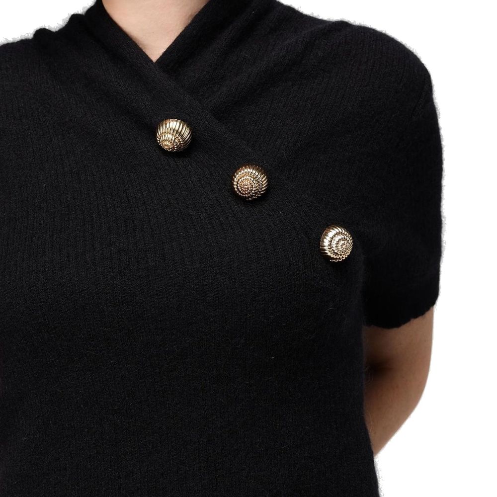 Balmain Wool Blend Top - Opulent Elegance Redefined