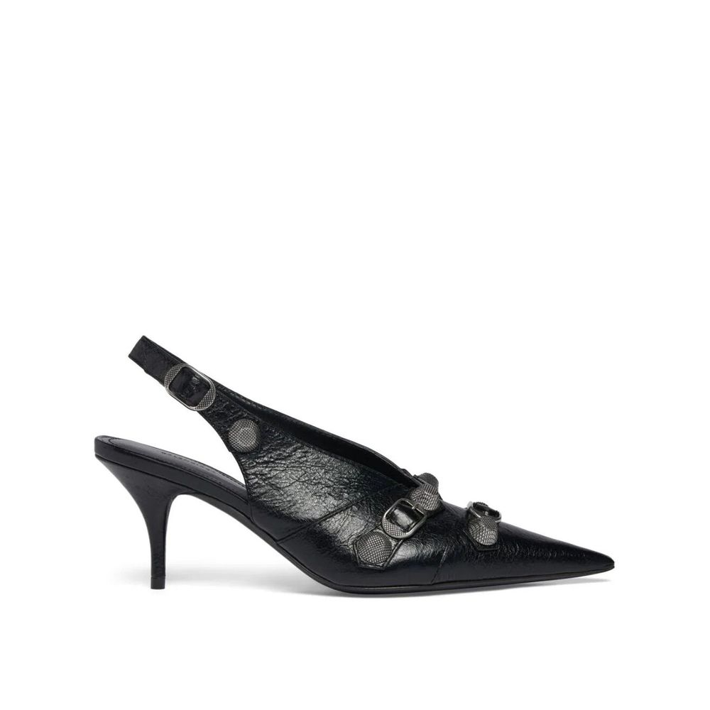 Balenciaga Cagole Slingback Pumps - Bold Elegance Redefined