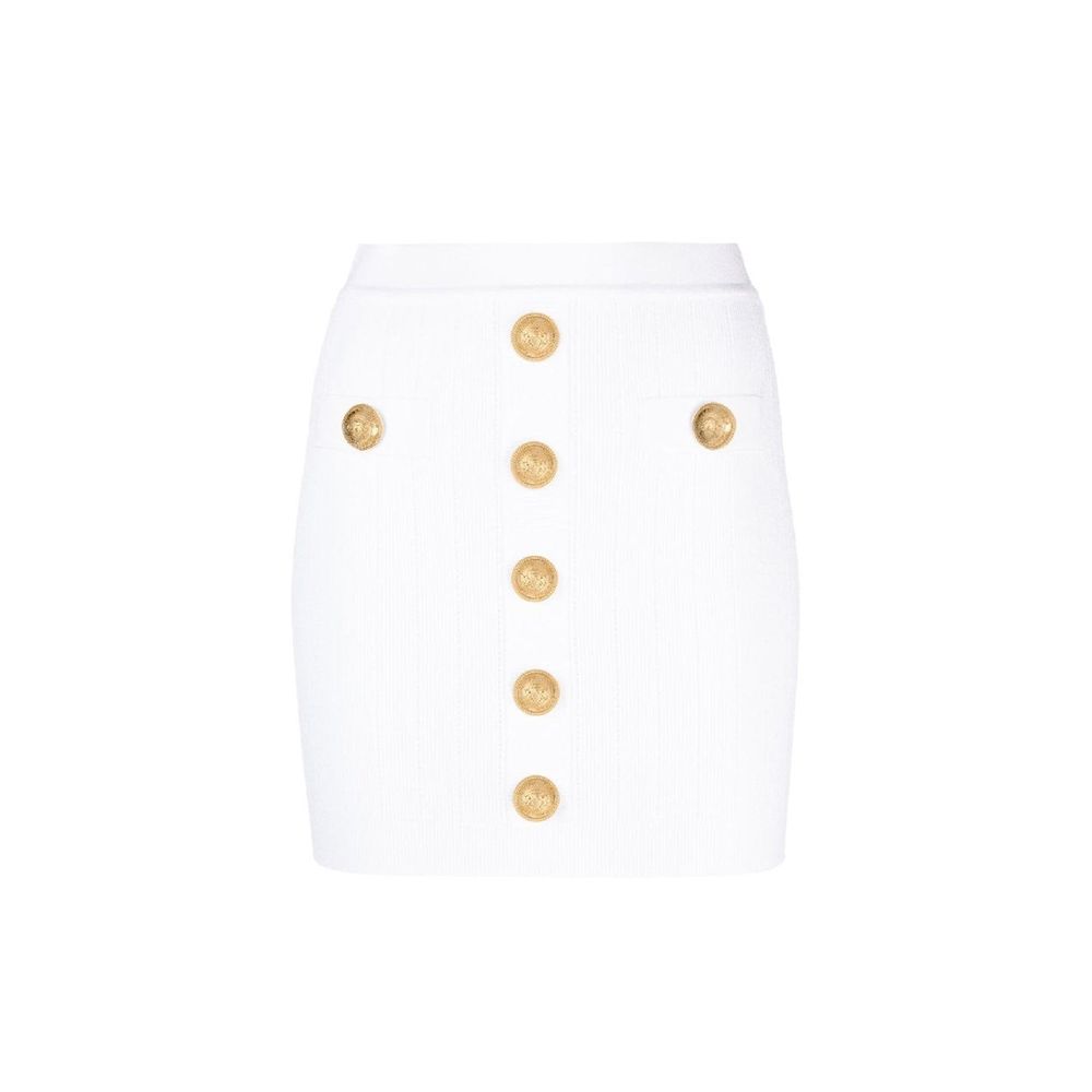 Balmain Stretch Mini Skirt - Unapologetically Bold Elegance