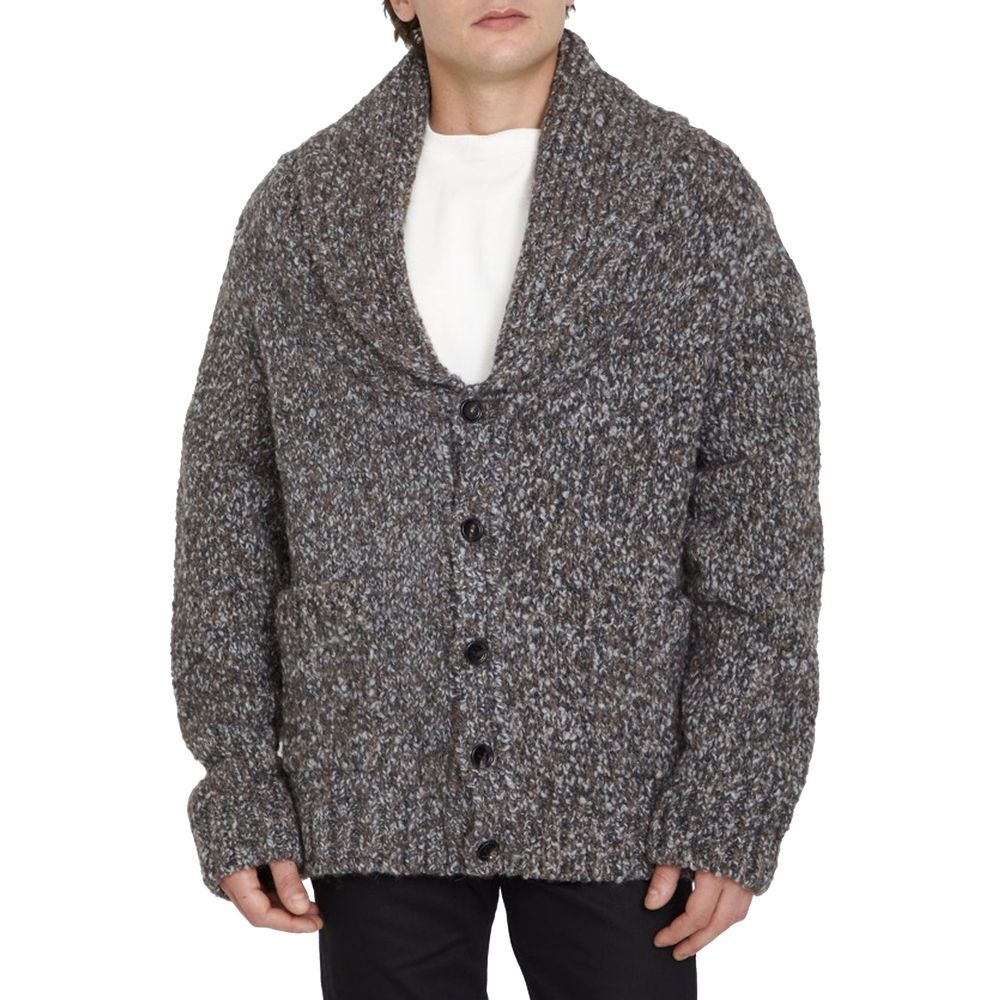 Bottega Veneta Men’s Alpaca Wool Cardigan