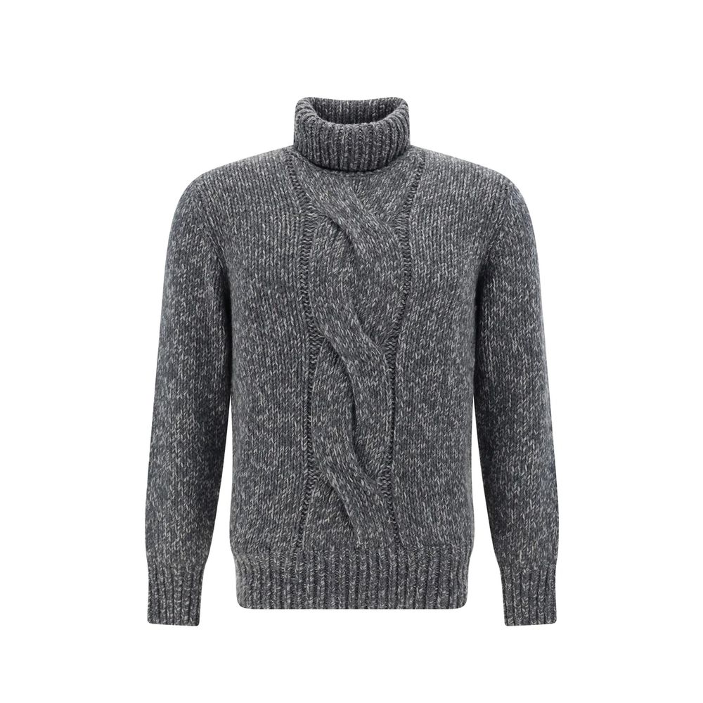 Brunello Cucinelli High Neck Cashmere Sweater for Men