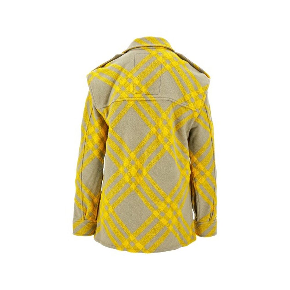 Burberry Wool Checked Jacket for Women