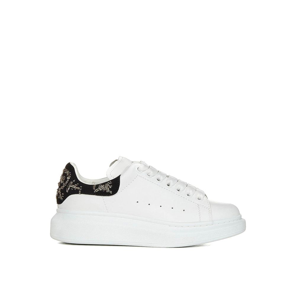 Alexander McQueen Oversized Leather Sneakers: A Statement of Edgy Elegance