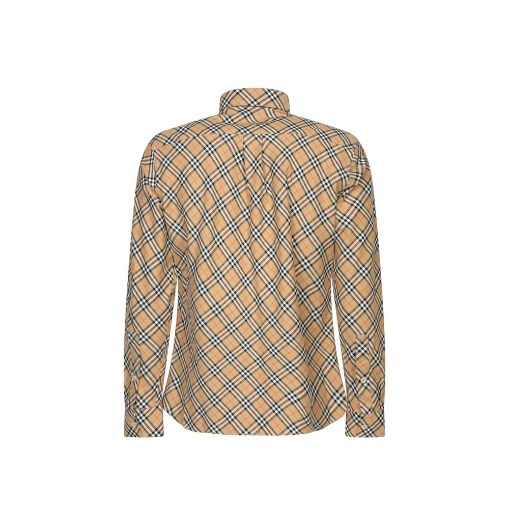 Burberry Sand Check Shirt - Timeless Casual Style