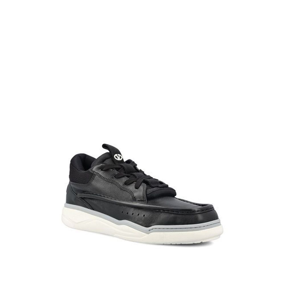 Valentino Garavani Hybrid Rainboot Leather Sneakers