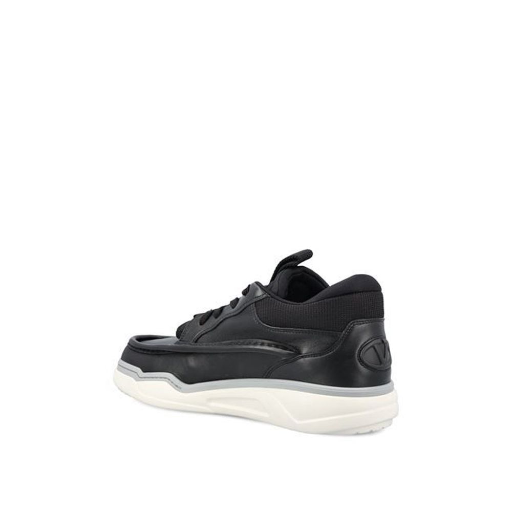 Valentino Garavani Hybrid Rainboot Leather Sneakers