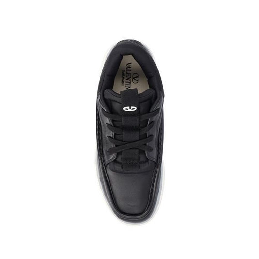 Valentino Garavani Hybrid Rainboot Leather Sneakers