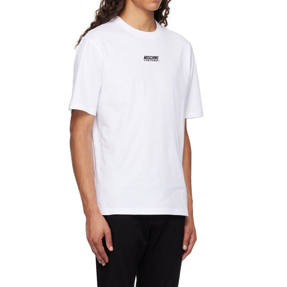 Moschino Logo Embroidered T-Shirt for Men