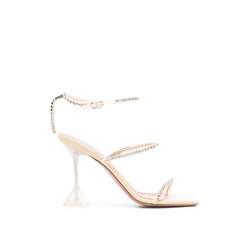 Amina Muaddi Gilda 105mm Sandals - Elegance Redefined