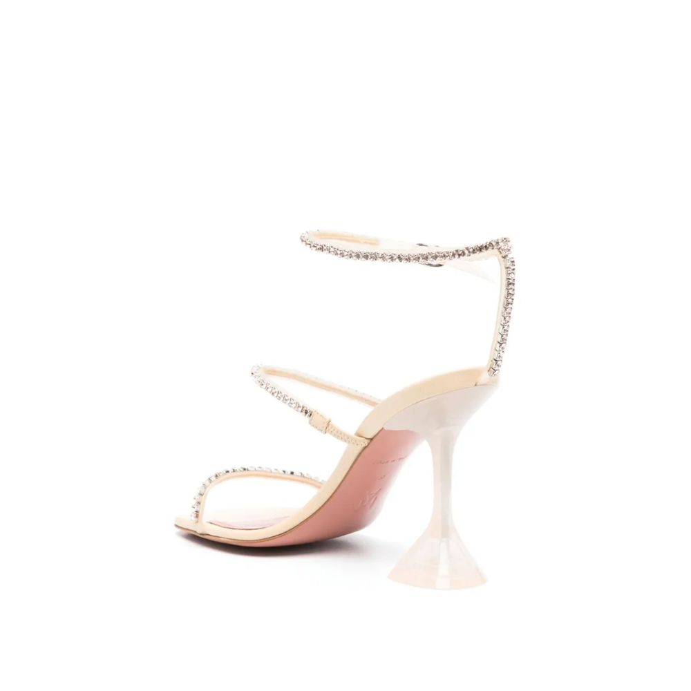 Amina Muaddi Gilda 105mm Sandals - Elegance Redefined