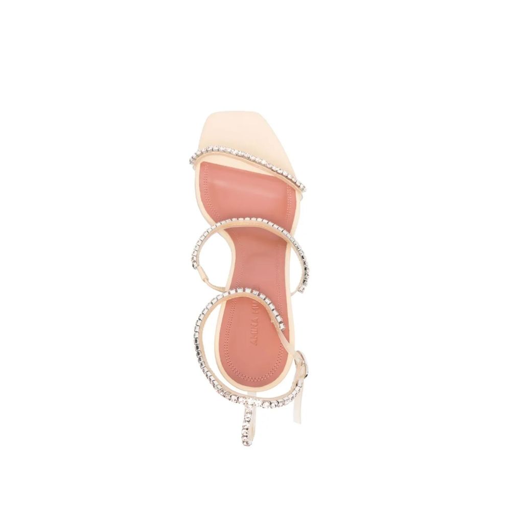 Amina Muaddi Gilda 105mm Sandals - Elegance Redefined