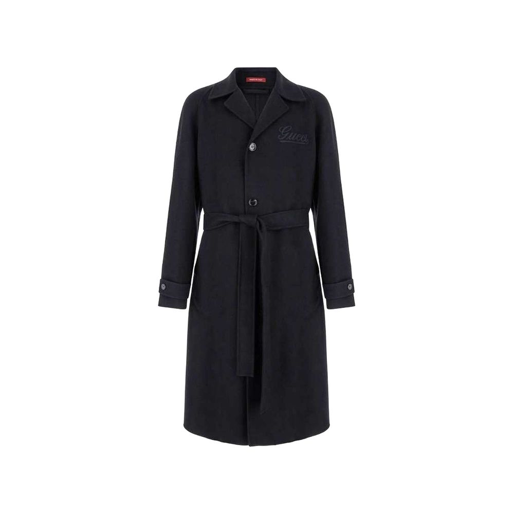 Gucci Wool Long Coat – A Statement of Italian Elegance