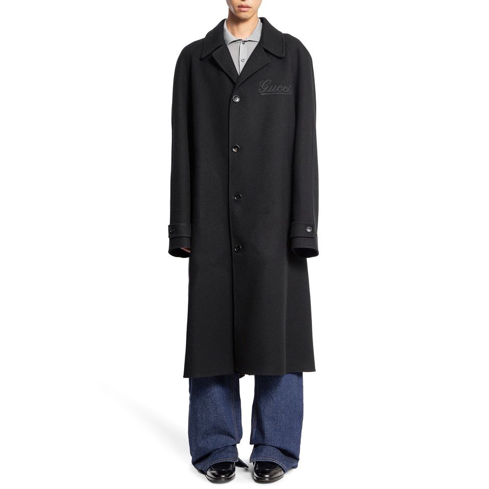 Gucci Wool Long Coat – A Statement of Italian Elegance