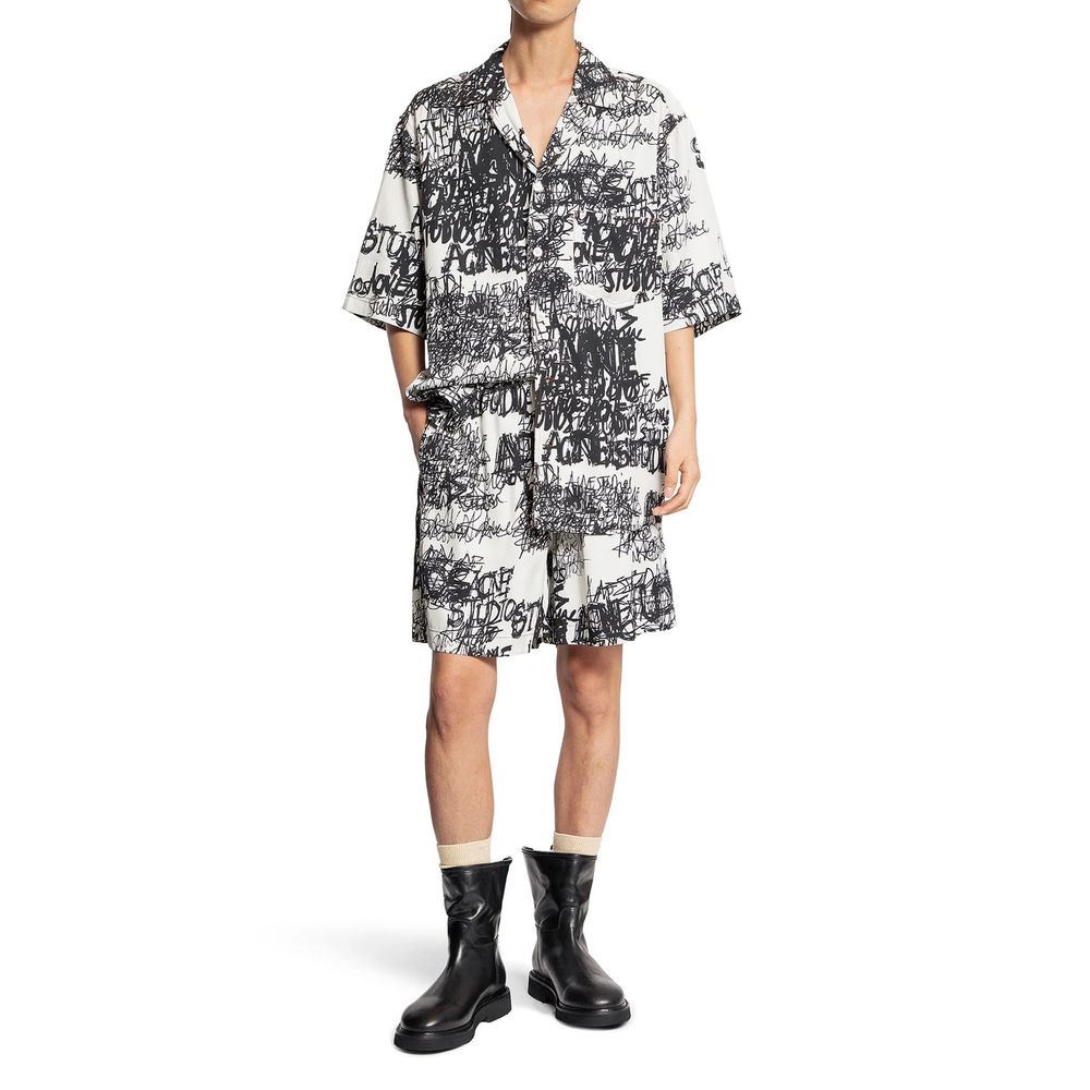 Acne Studios Printed Button-Up Shirt