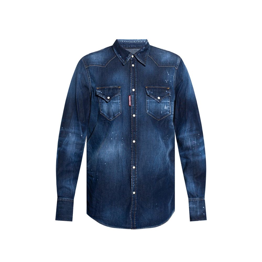 Dsquared2 Denim Shirt - Bold and Unapologetic Style
