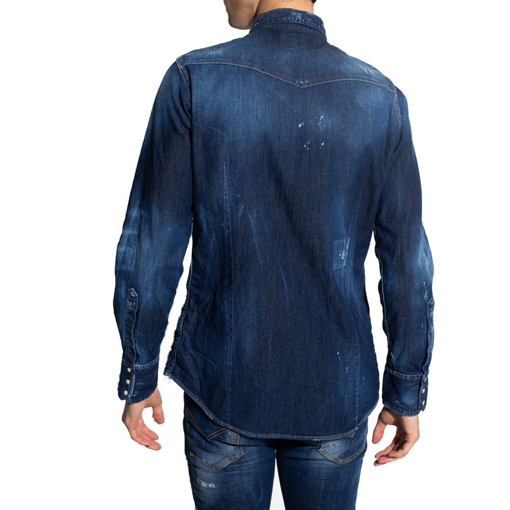 Dsquared2 Denim Shirt - Bold and Unapologetic Style