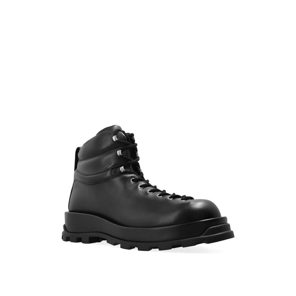 Jil Sander Leather Ankle Boots for Men