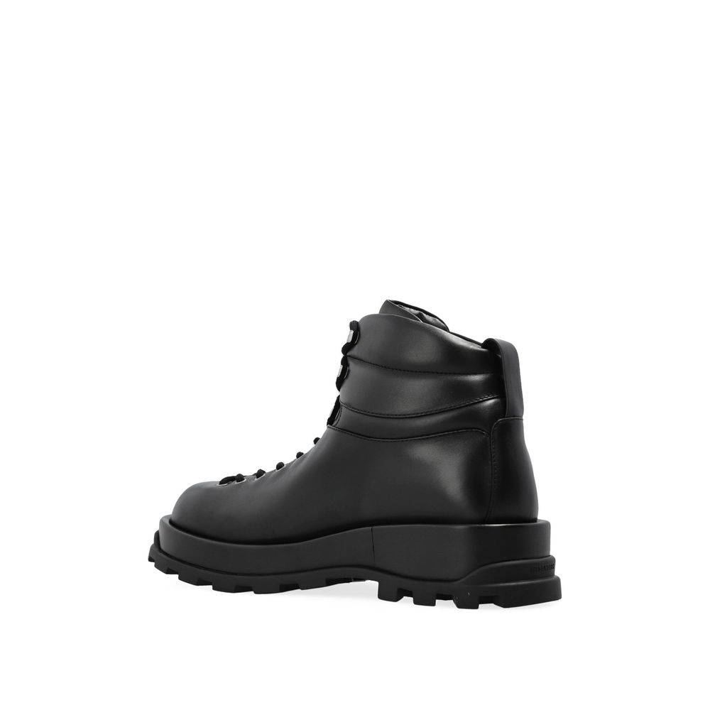 Jil Sander Leather Ankle Boots for Men