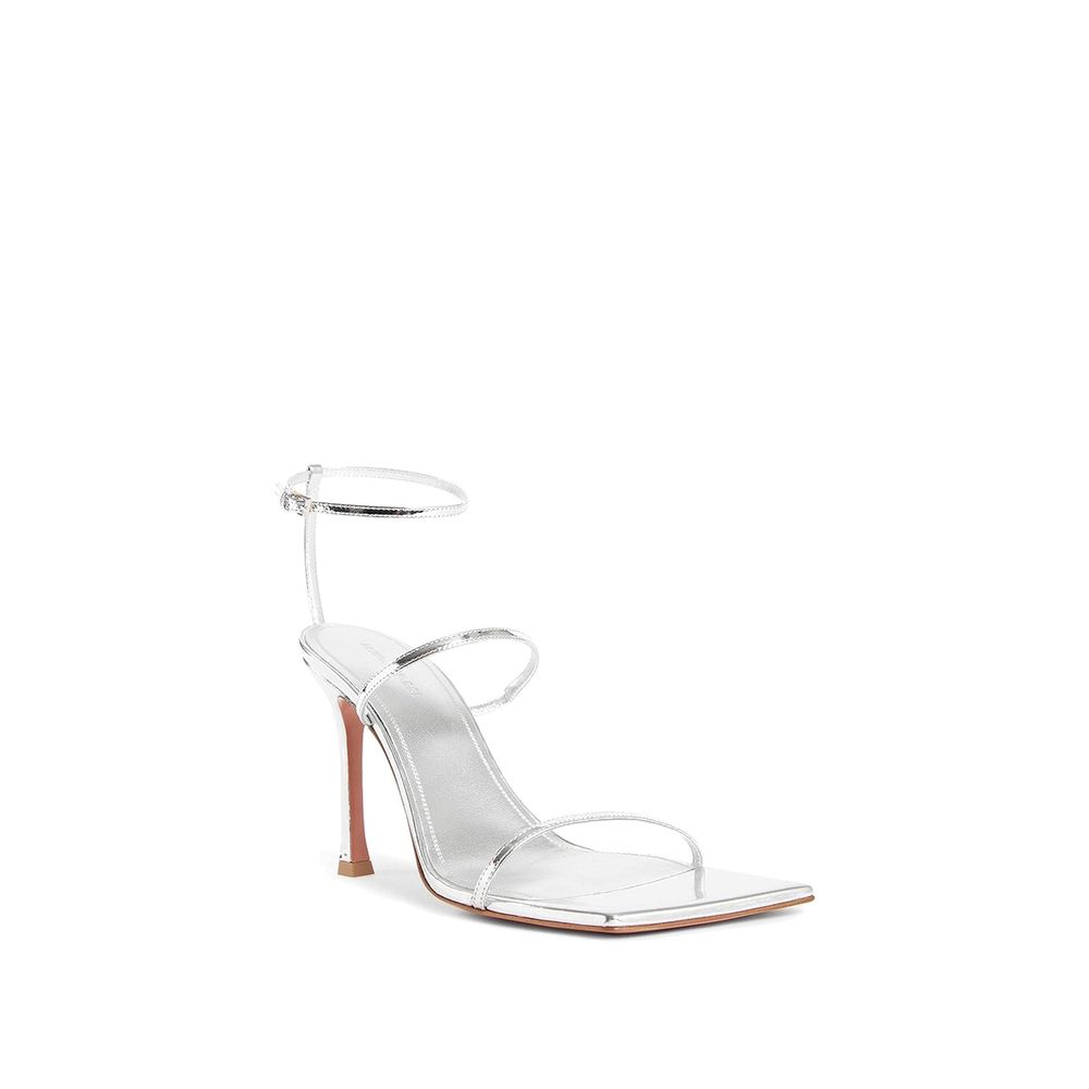 Amina Muaddi Maya Leather Sandals - Elevate Your Elegance