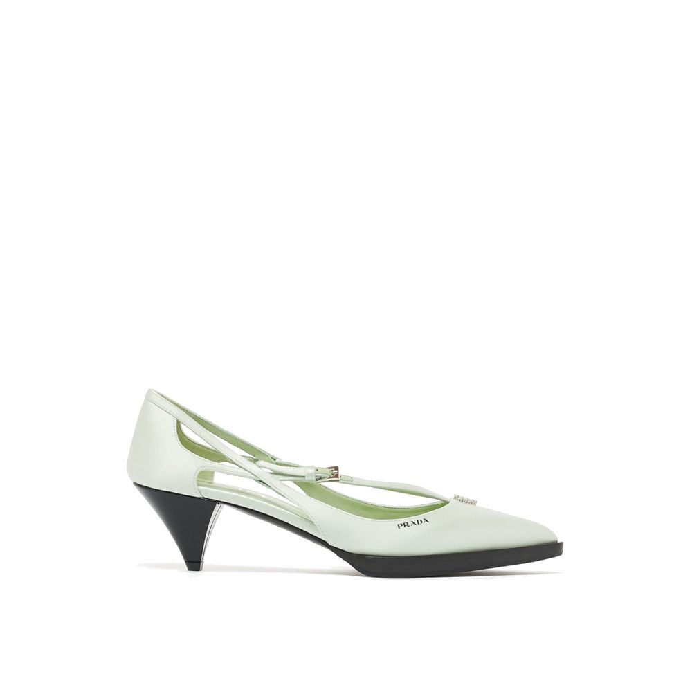 Prada Cut-Out Satin Pumps - Elegant Women's Footwear