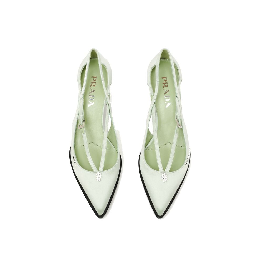 Prada Cut-Out Satin Pumps - Elegant Women's Footwear