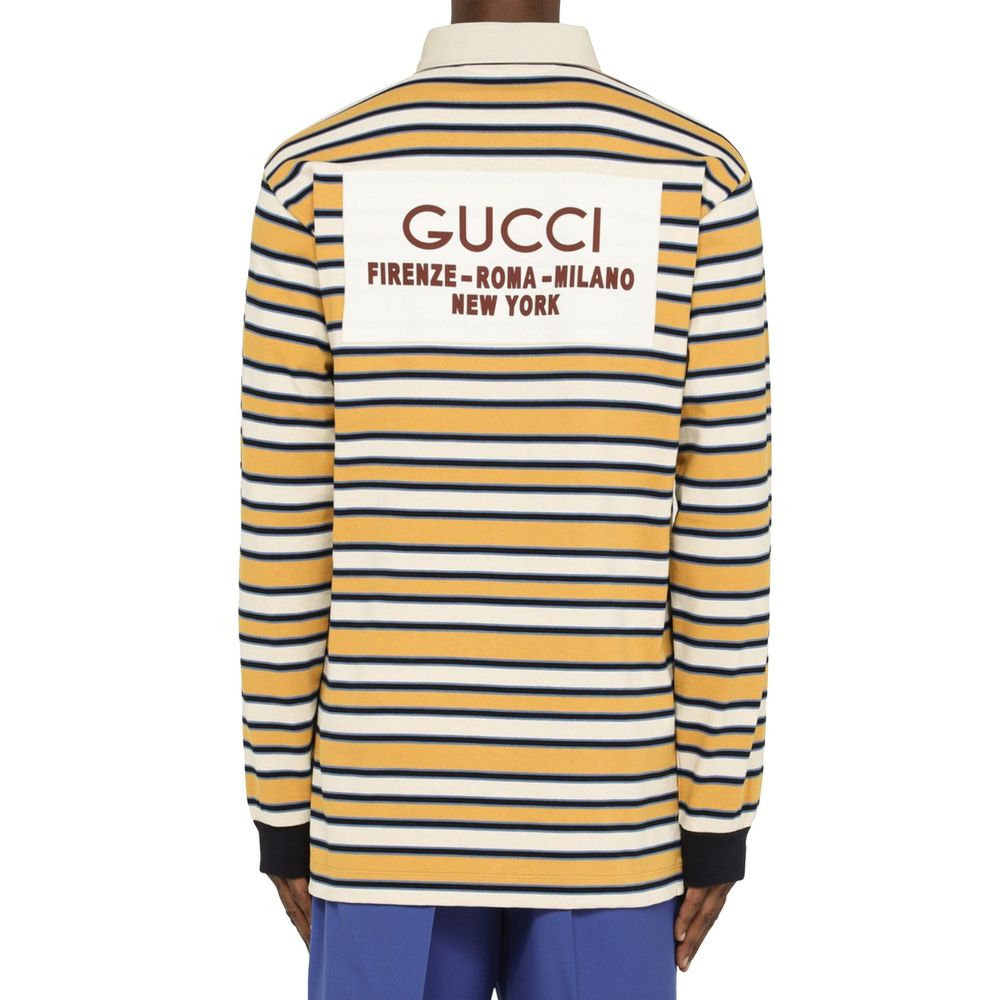 Gucci Striped Polo Shirt for Men