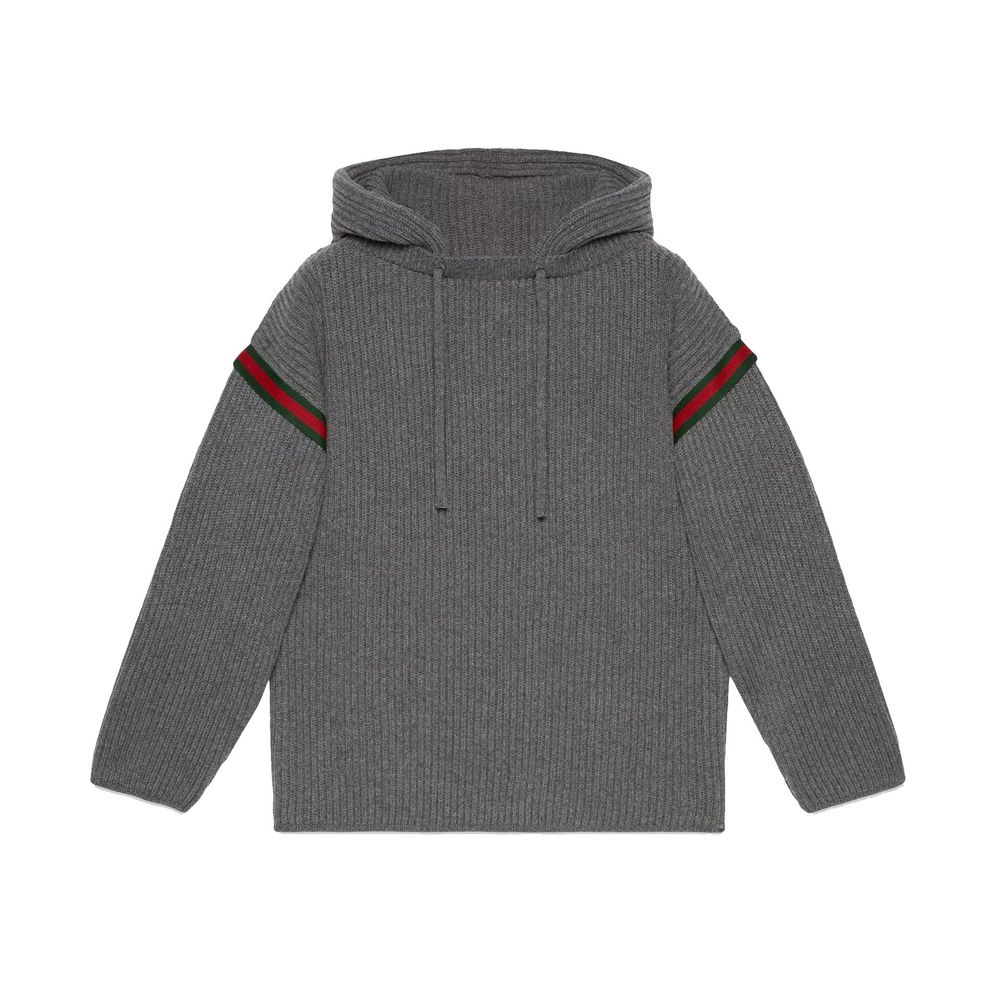 Gucci Wool Zipped Sweatshirt - A Luxurious Statement Piece