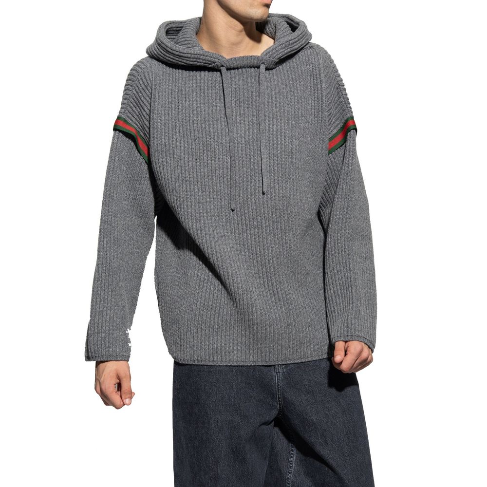 Gucci Wool Zipped Sweatshirt - A Luxurious Statement Piece