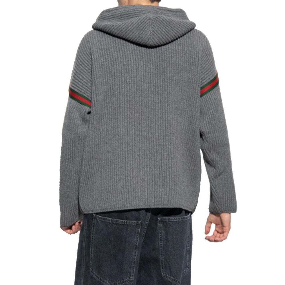 Gucci Wool Zipped Sweatshirt - A Luxurious Statement Piece