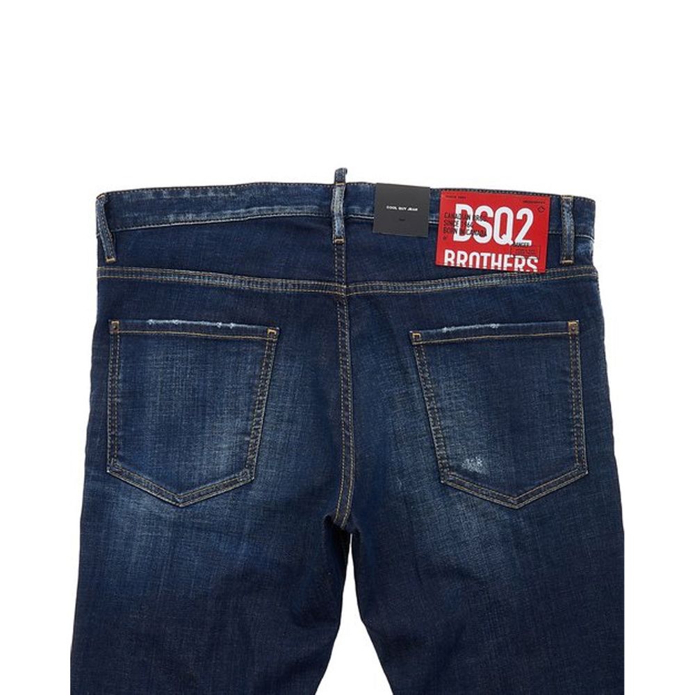Dsquared2 Cotton Denim Jeans - Bold Elegance Redefined