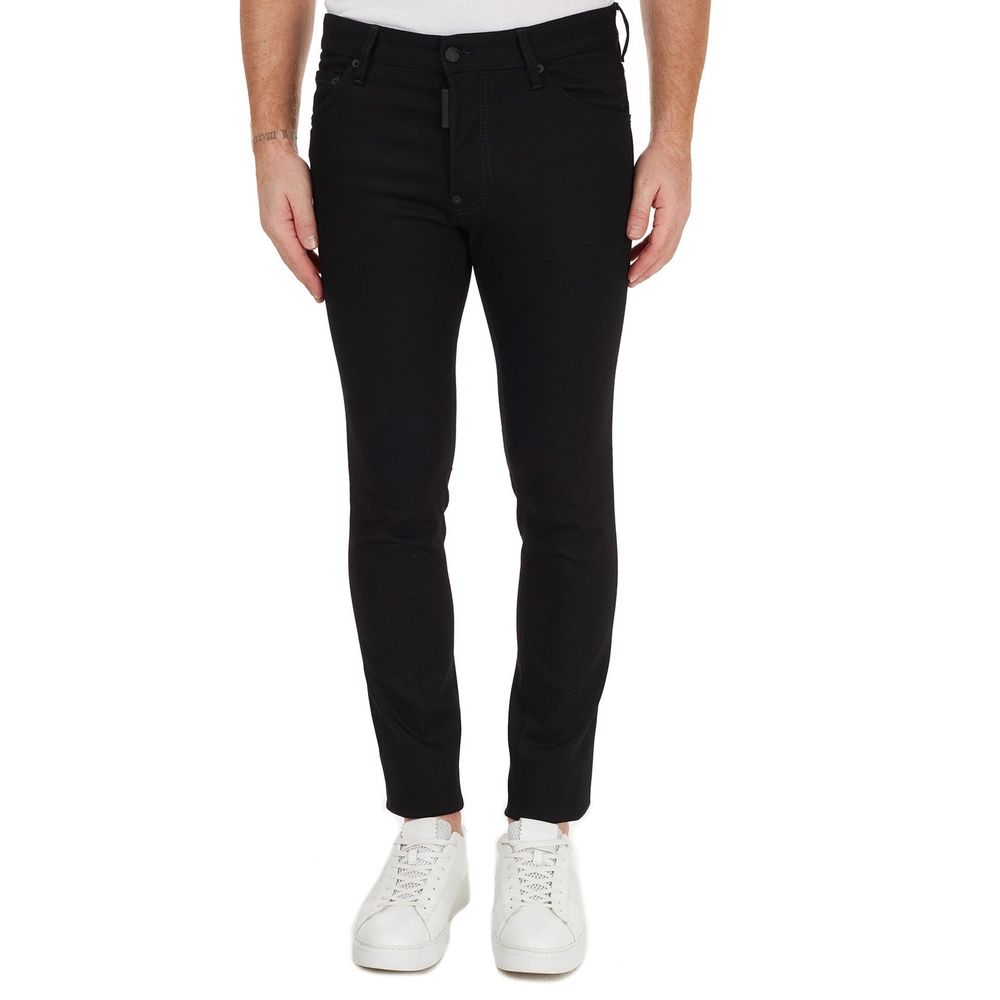 Dsquared2 Cotton Denim Jeans - Effortless Edge Meets Italian Craftsmanship