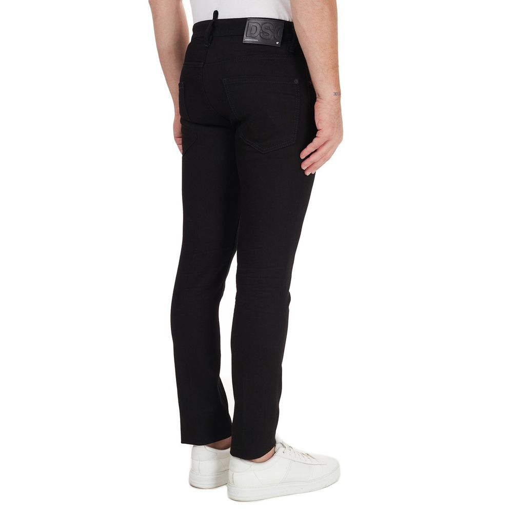 Dsquared2 Cotton Denim Jeans - Effortless Edge Meets Italian Craftsmanship