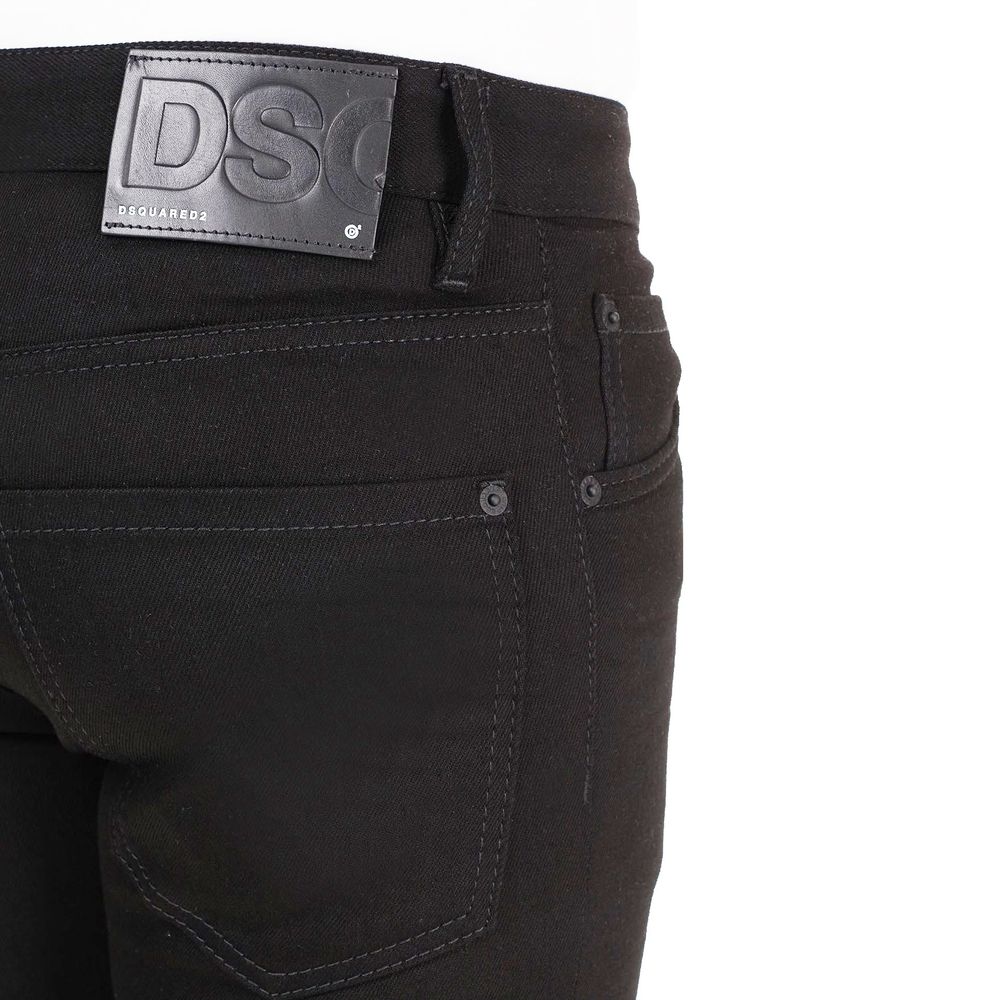 Dsquared2 Cotton Denim Jeans - Effortless Edge Meets Italian Craftsmanship