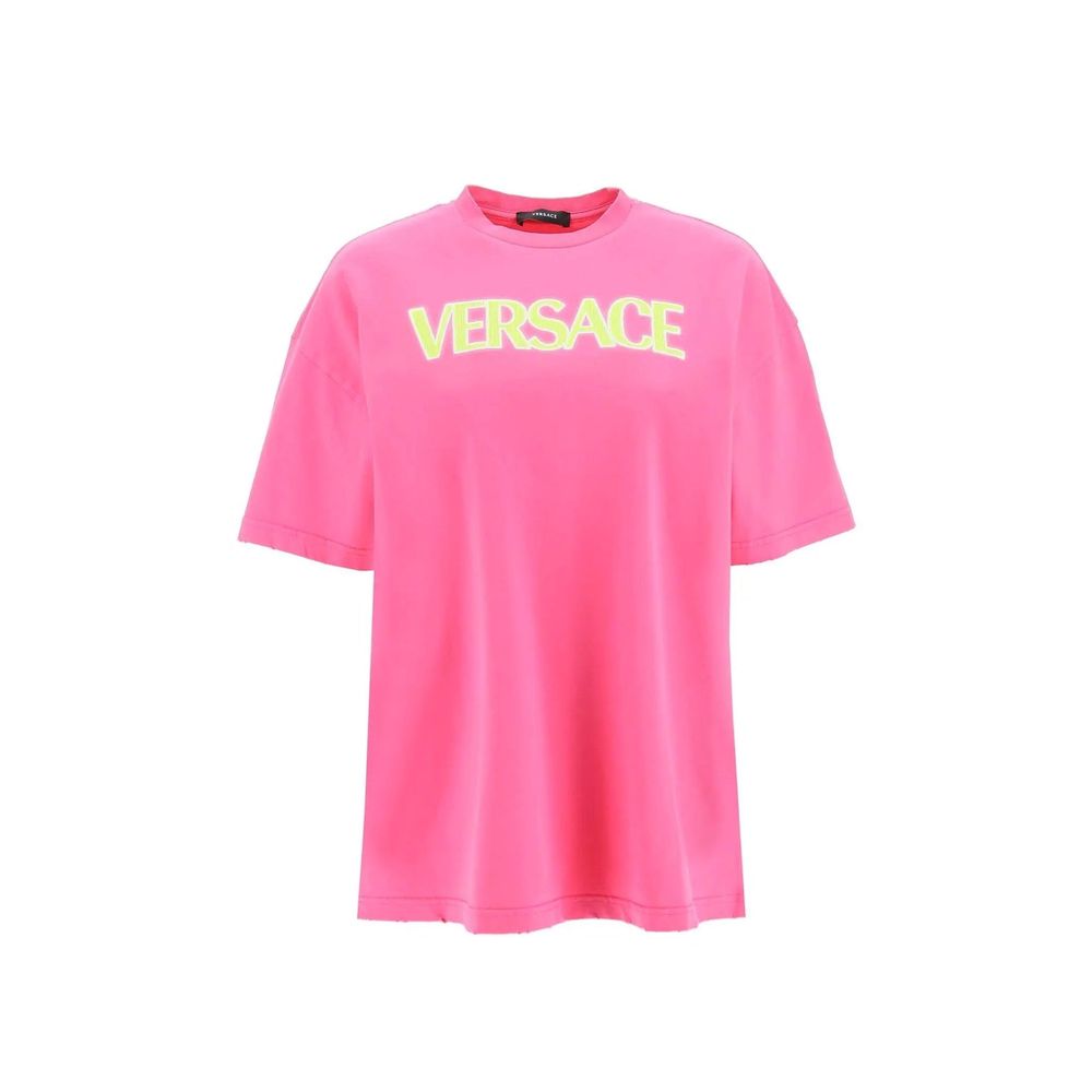 Versace Cotton Logo Top – Bold Luxury Redefined