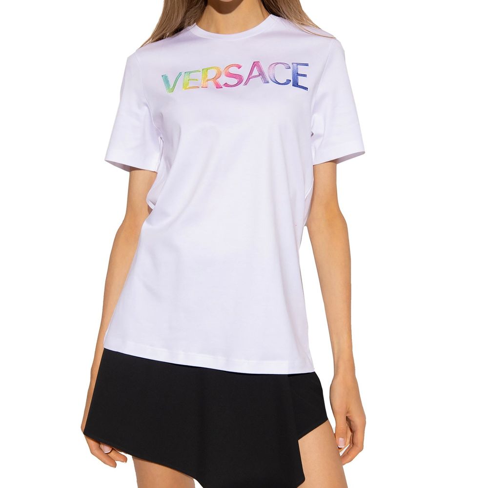 Versace Cotton Logo T-Shirt – A Statement of Italian Luxury