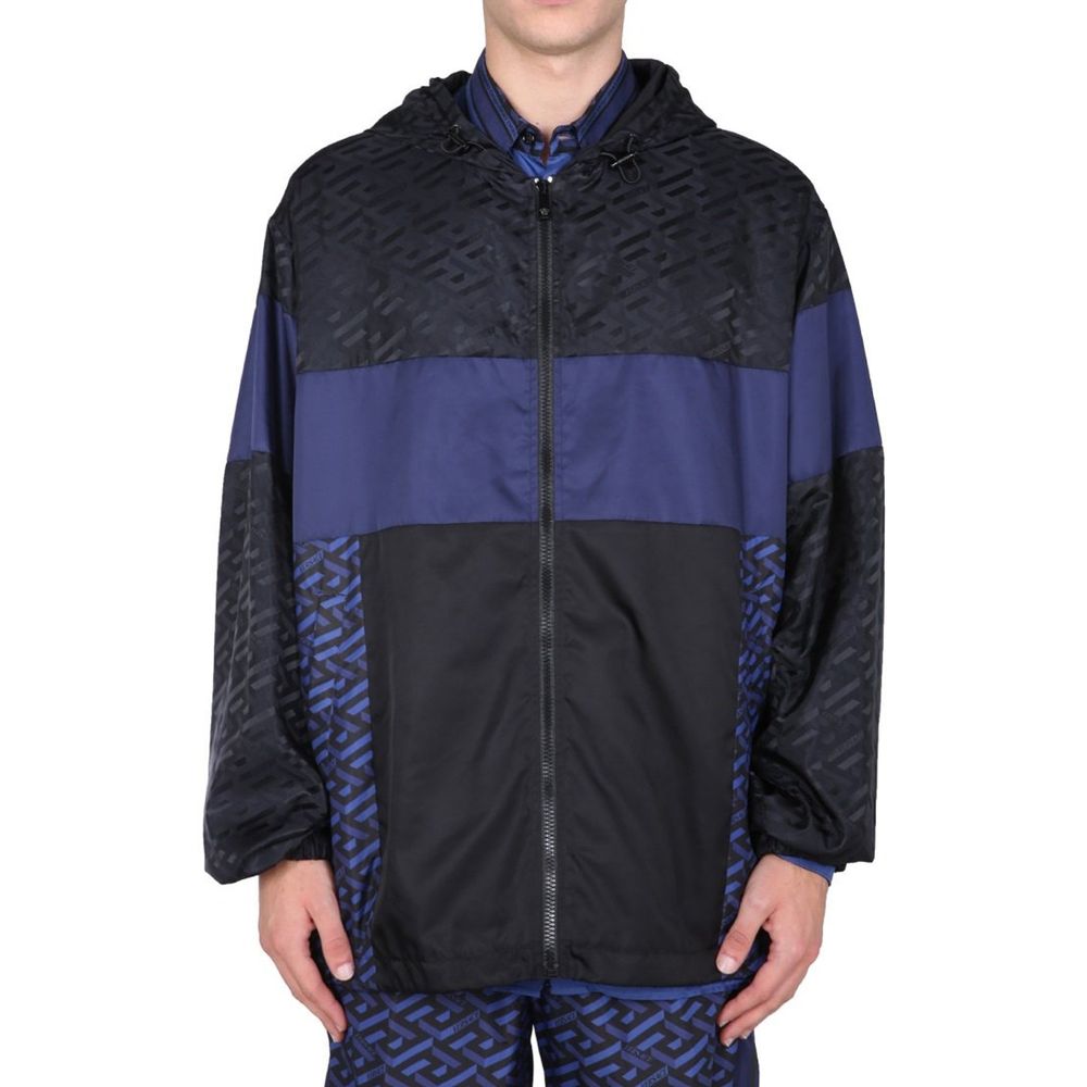 Versace Hooded Windbreaker Jacket – Luxury with Attitude
