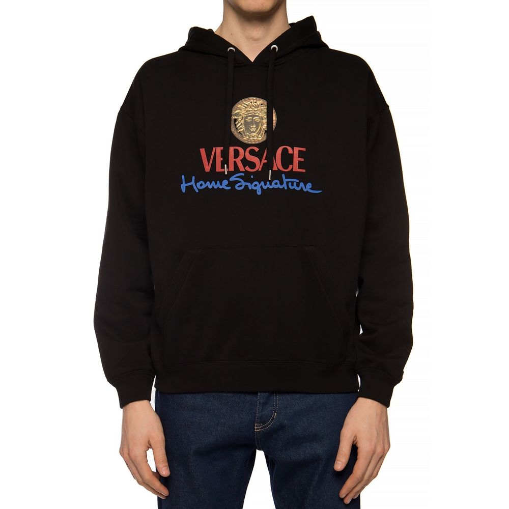 Versace Logo Hooded Sweatshirt - Elevate Your Casual Look