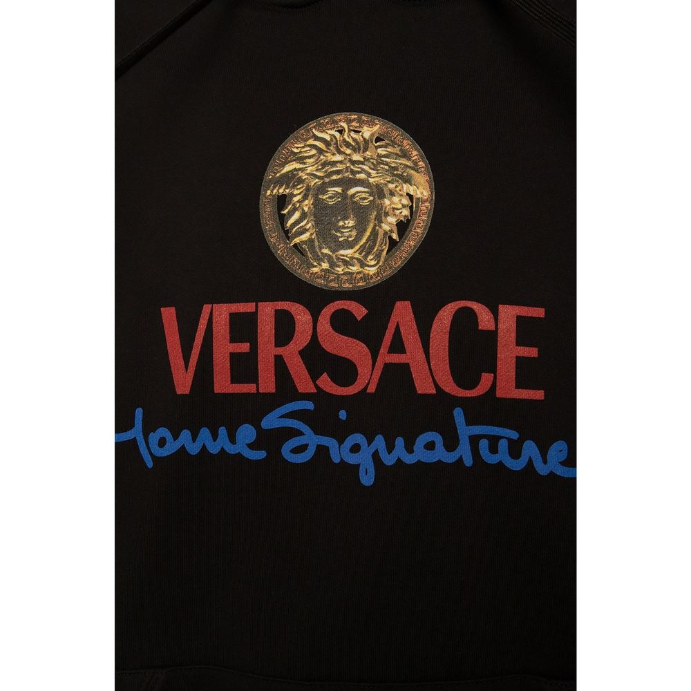 Versace Logo Hooded Sweatshirt - Elevate Your Casual Look