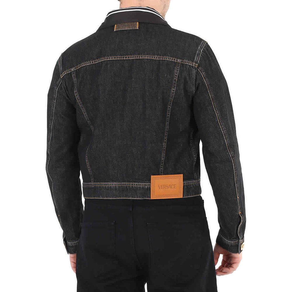 Versace Medusa Motif Denim Jacket for Men