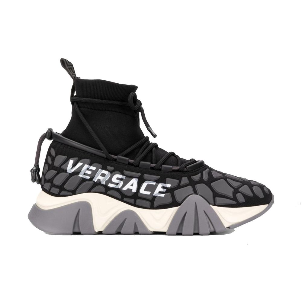 Versace Squalo Drawstring Sneakers - Bold Italian Footwear