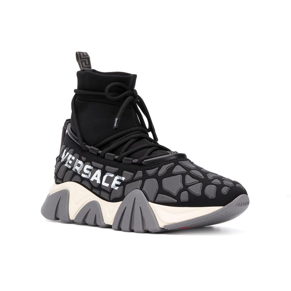 Versace Squalo Drawstring Sneakers - Bold Italian Footwear