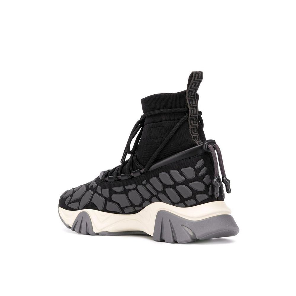 Versace Squalo Drawstring Sneakers - Bold Italian Footwear