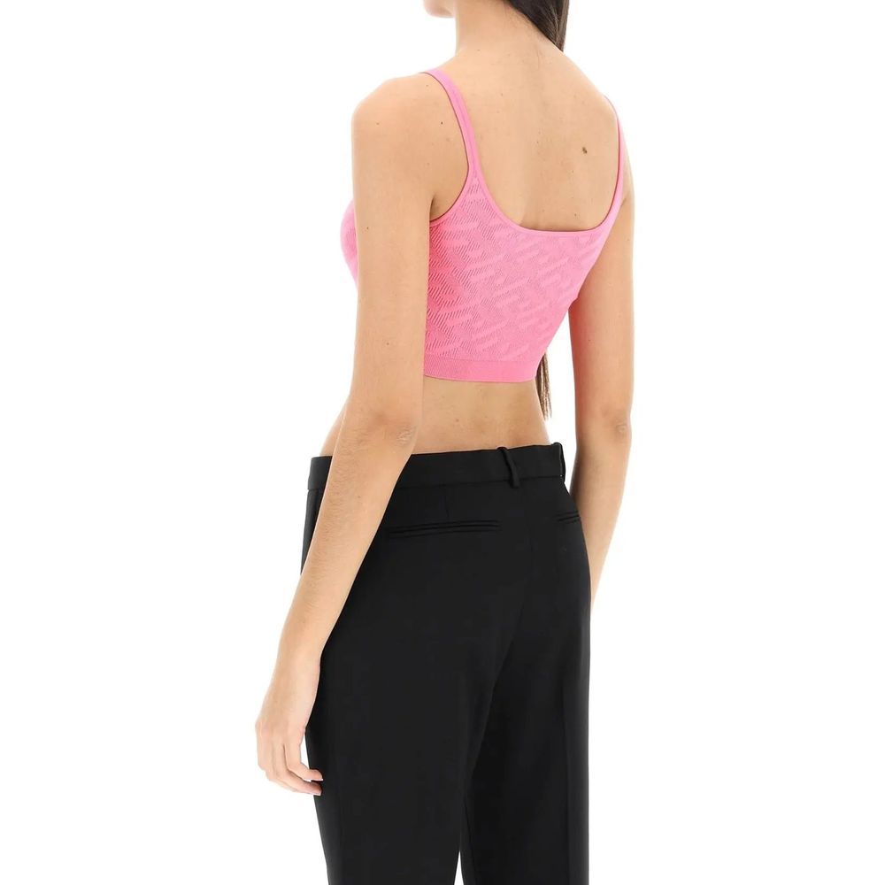Versace La Greca Cropped Top: A Statement of Glamour