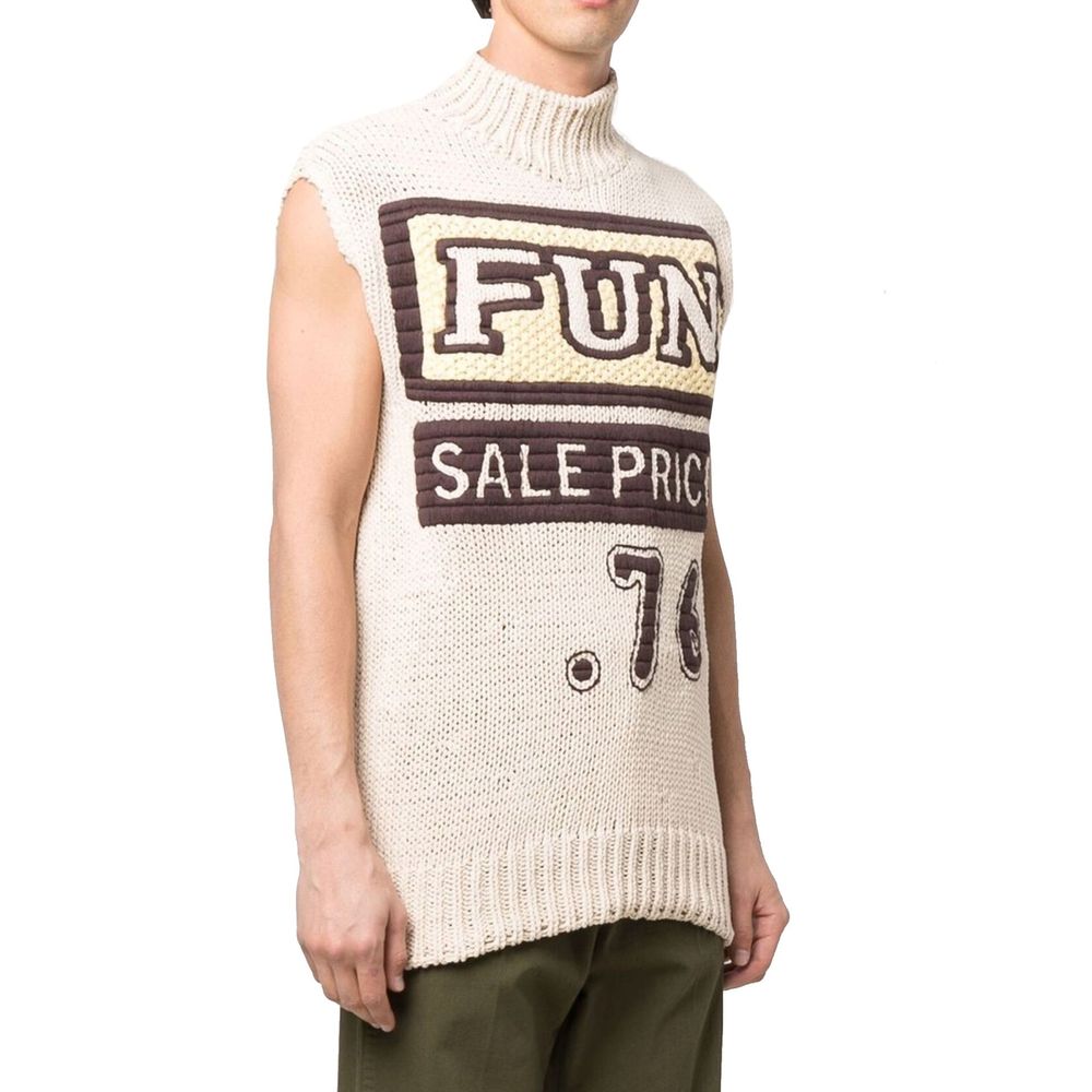 Jil Sander Slogan Print Vest Pullover for Men