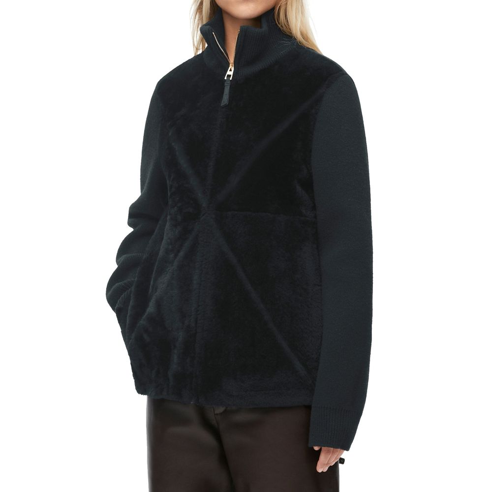 Loewe Puzzle Fold Jacket - Women's Shearling Elegance