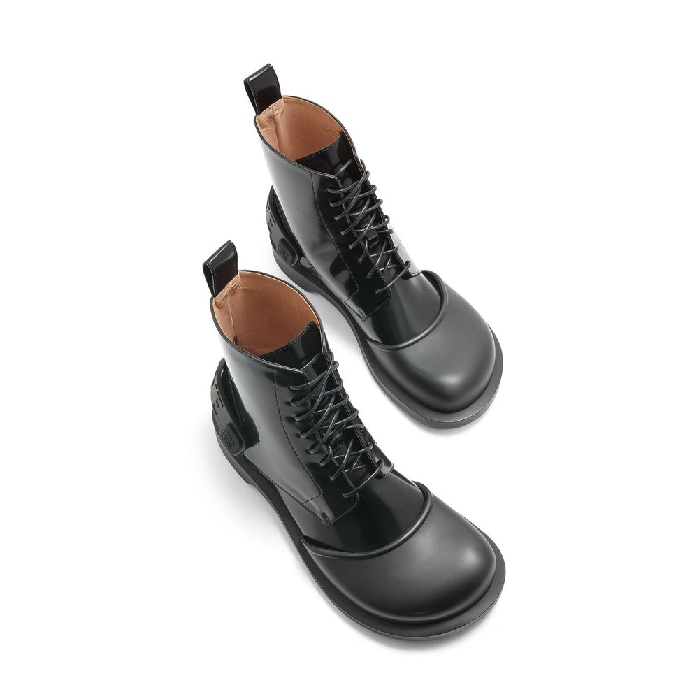 Loewe Leather Lace-Up Boots for Men